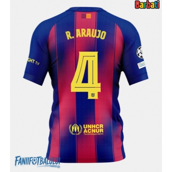 Barcelona Ronald Araujo #4 Tricou Fotbal Replică 2025-26 Barbati Acasa